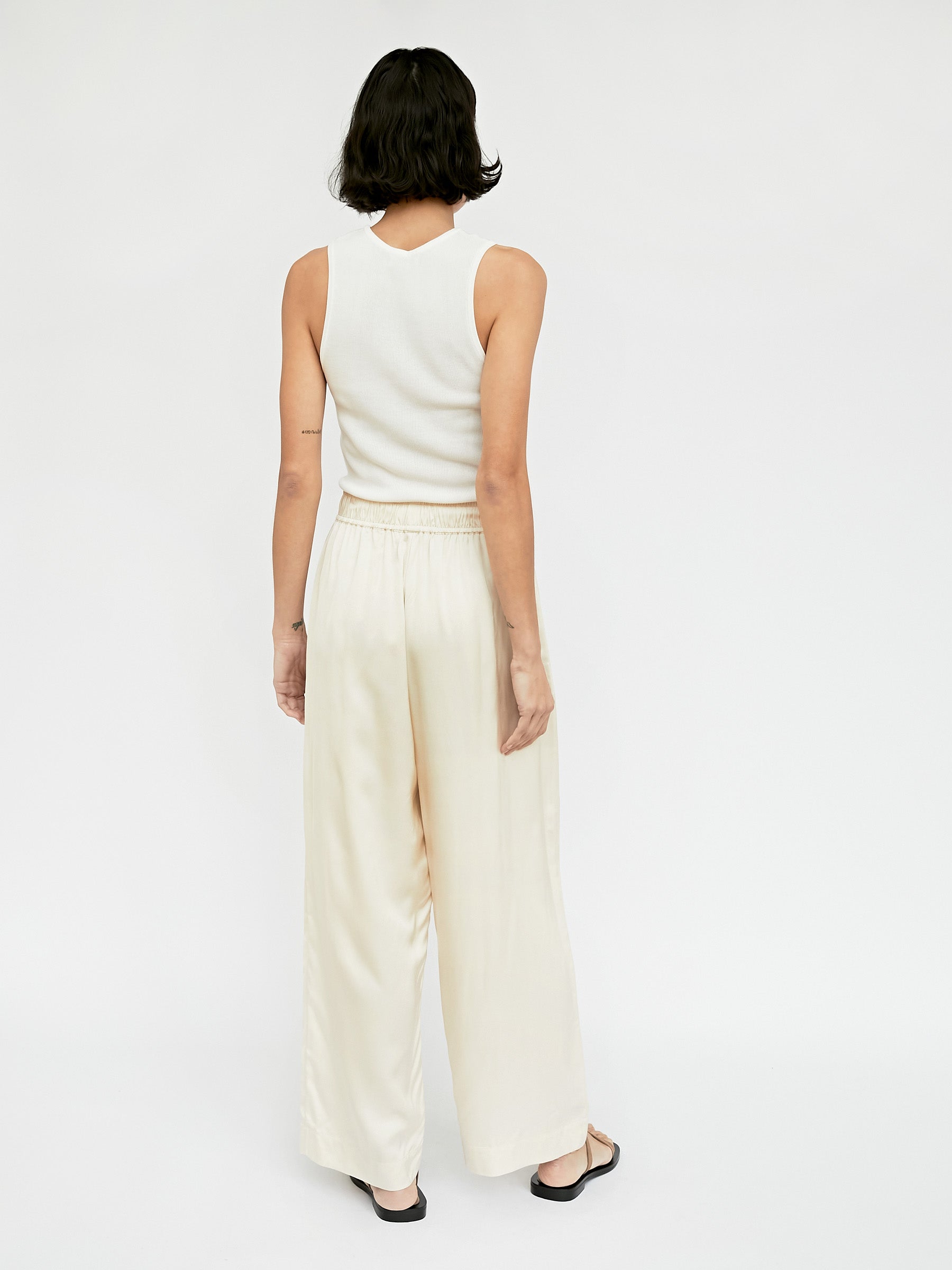 Esse Studios | Champagne Gathered Pants | The UNDONE