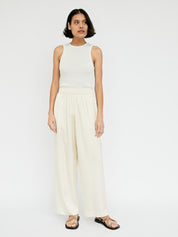 Esse Studios | Champagne Gathered Pants | The UNDONE
