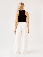 Esse Studios | High Neck Rib Tank Top in Black | The UNDONE