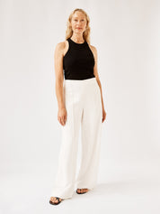 Esse Studios | High Neck Rib Tank Top in Black | The UNDONE