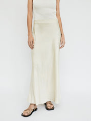 Esse Studios | Champagne Opias Bias Skirt | The UNDONE