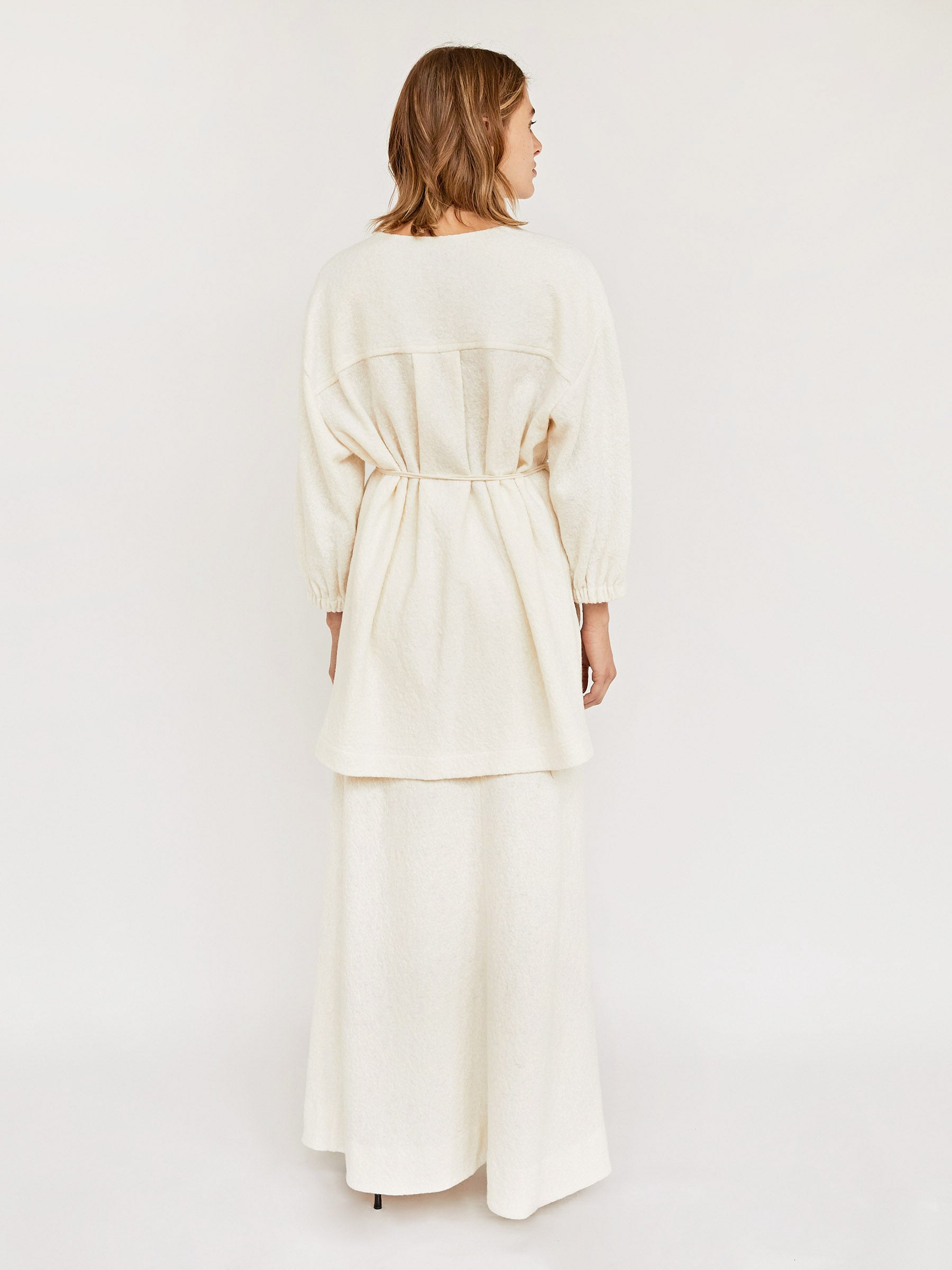 Esse Studios | Cream Pila Wrap Top | The UNDONE