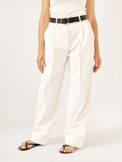 Esse Studios | Tailored Trouser in Ivory | The UNDONE
