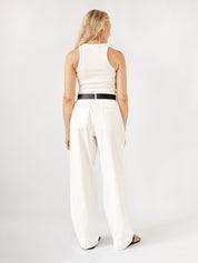 Esse Studios | Tailored Trouser in Ivory | The UNDONE