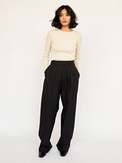 Esse Studios | Black Tailored Trouser | The UNDONE