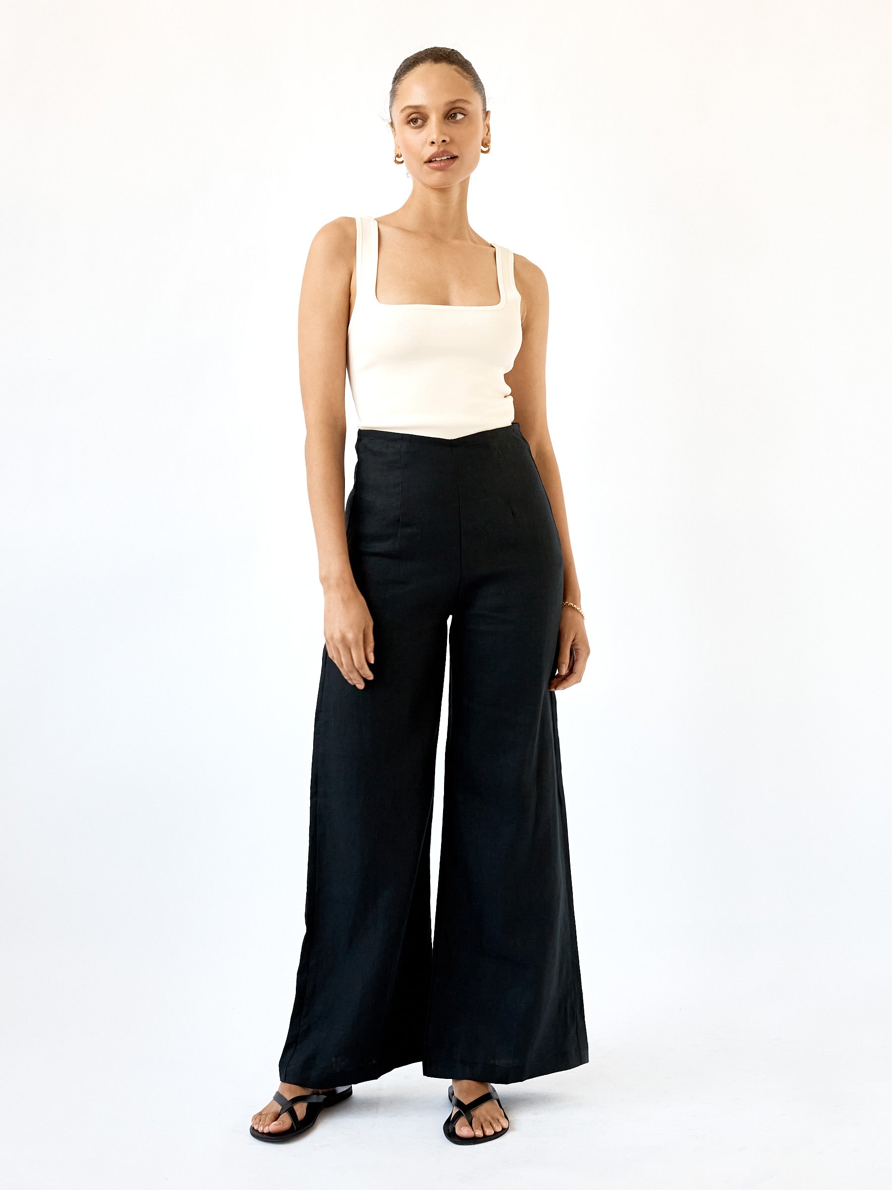 Faithfull stacy outlet linen pants