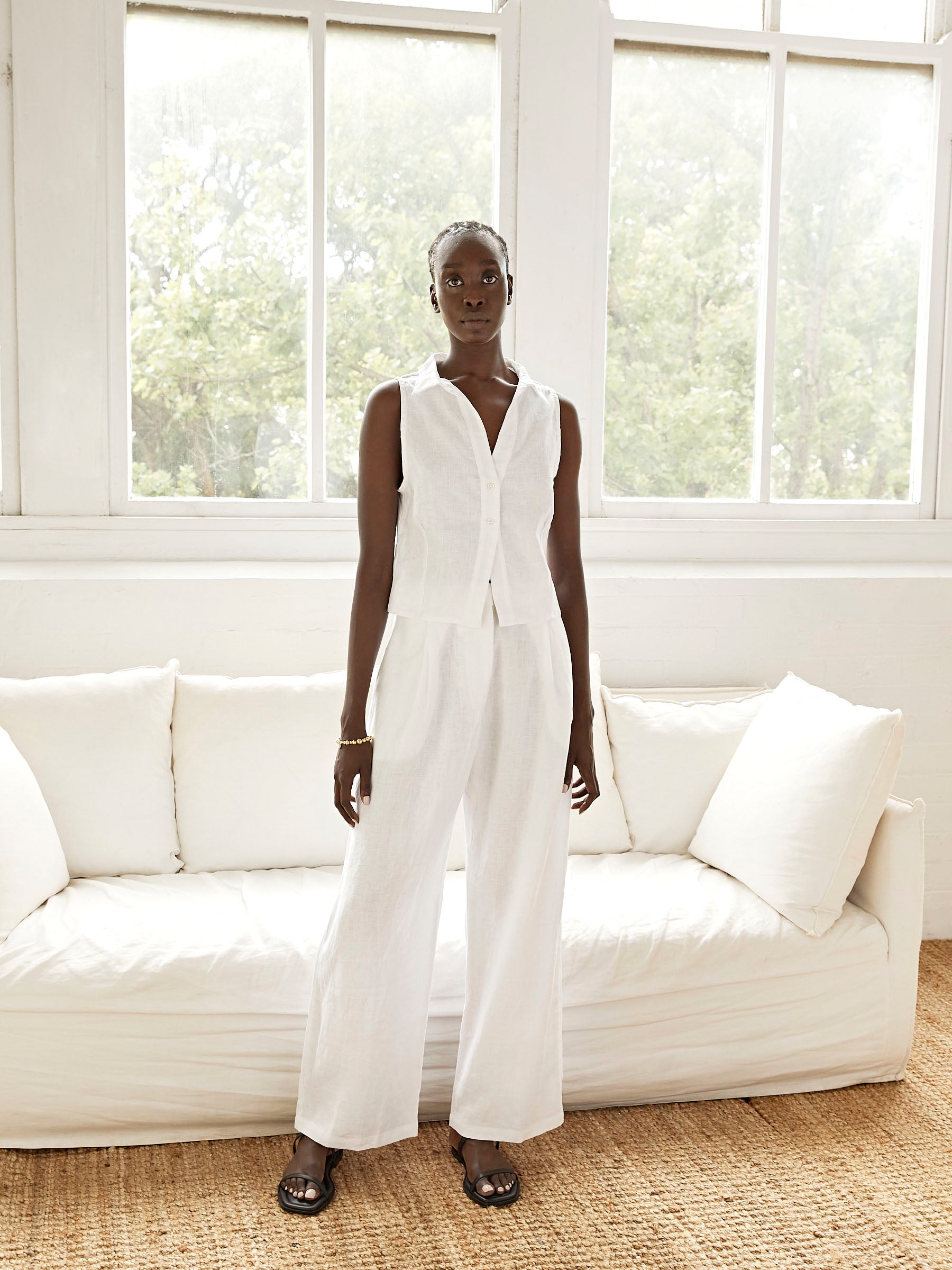 Faithfull the brand linen pants sales