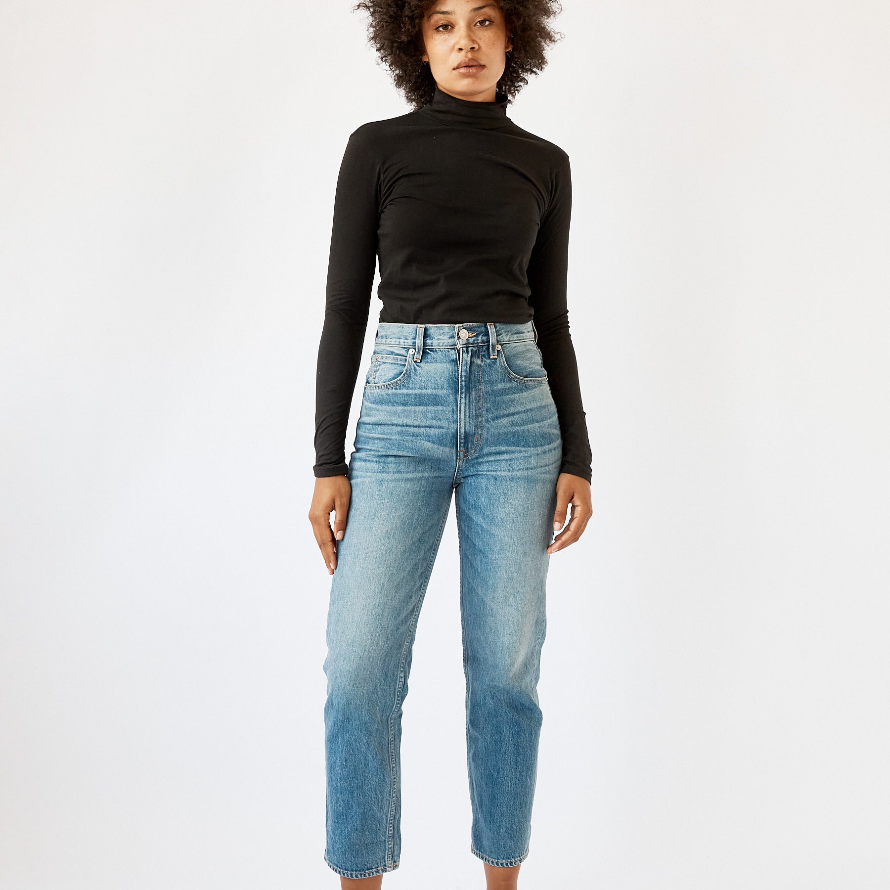 SLVRLAKE | Dakota High Rise Relaxed Jean in Tucson | The UNDONE