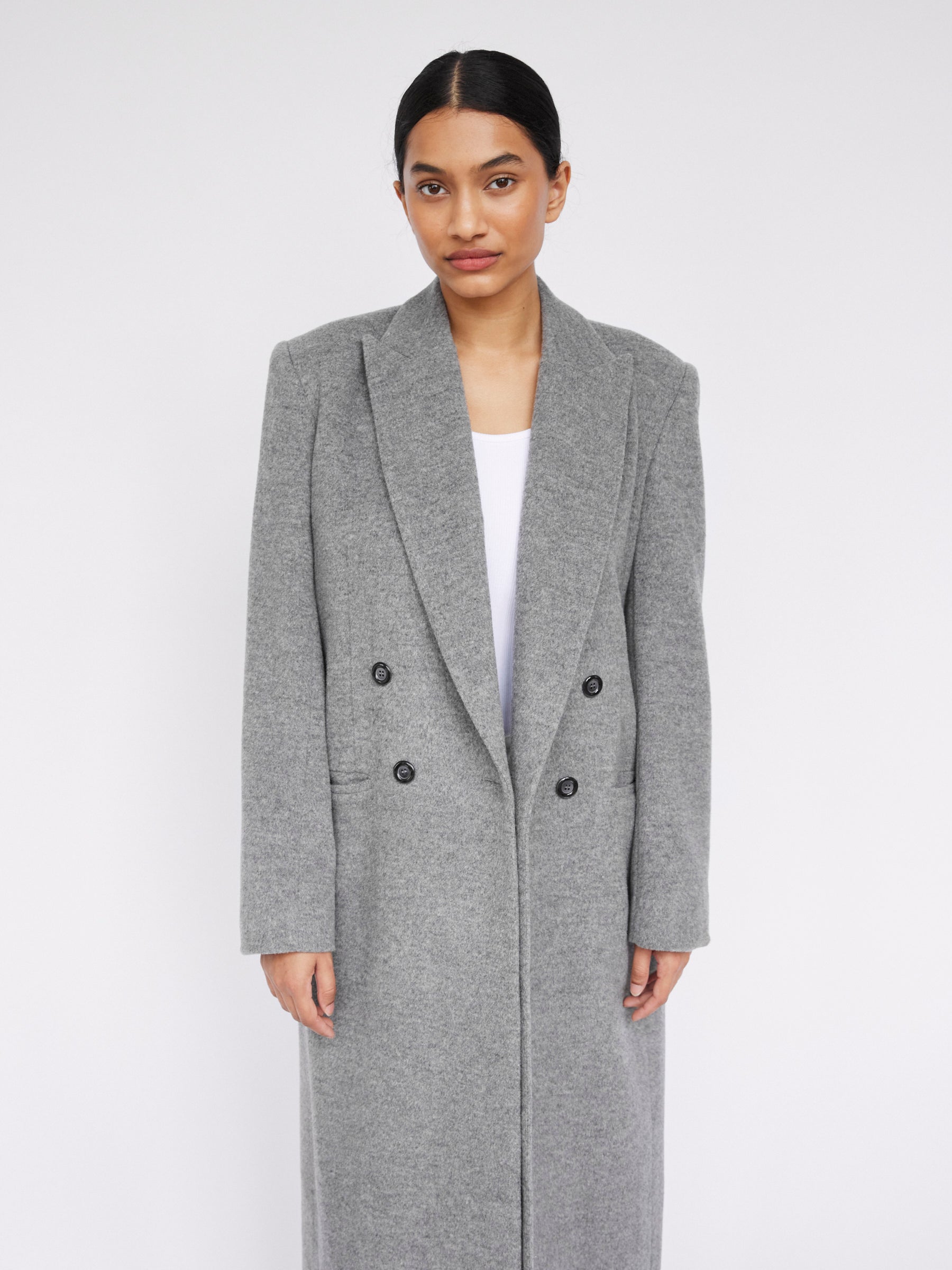 Hyde & Stone | Pernille Coat in Grey | The UNDONE