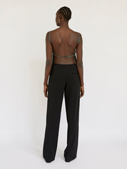 St. Agni | Square Neck Top in Castor Grey | The UNDONE