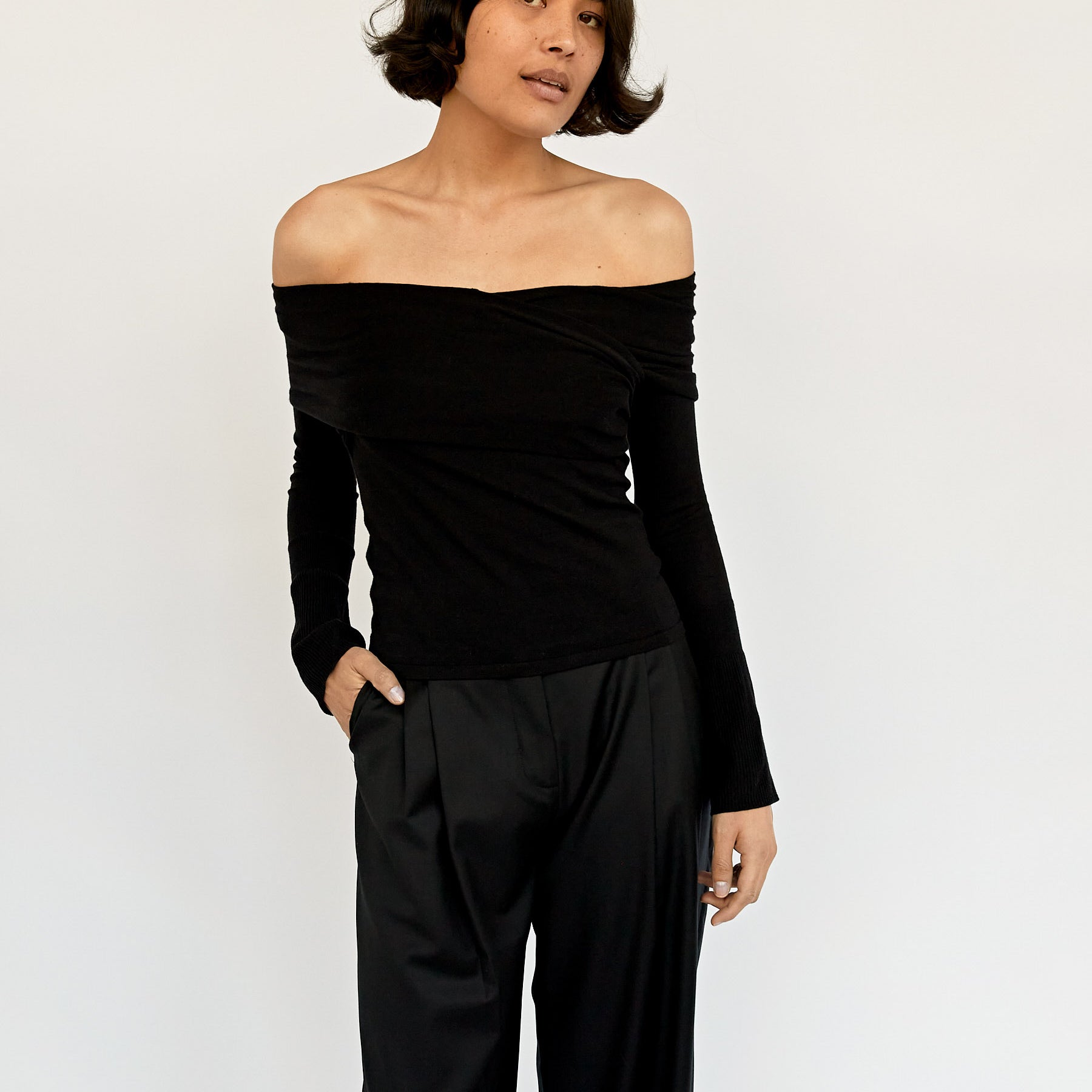 Marle | Black Zellie Top | The UNDONE