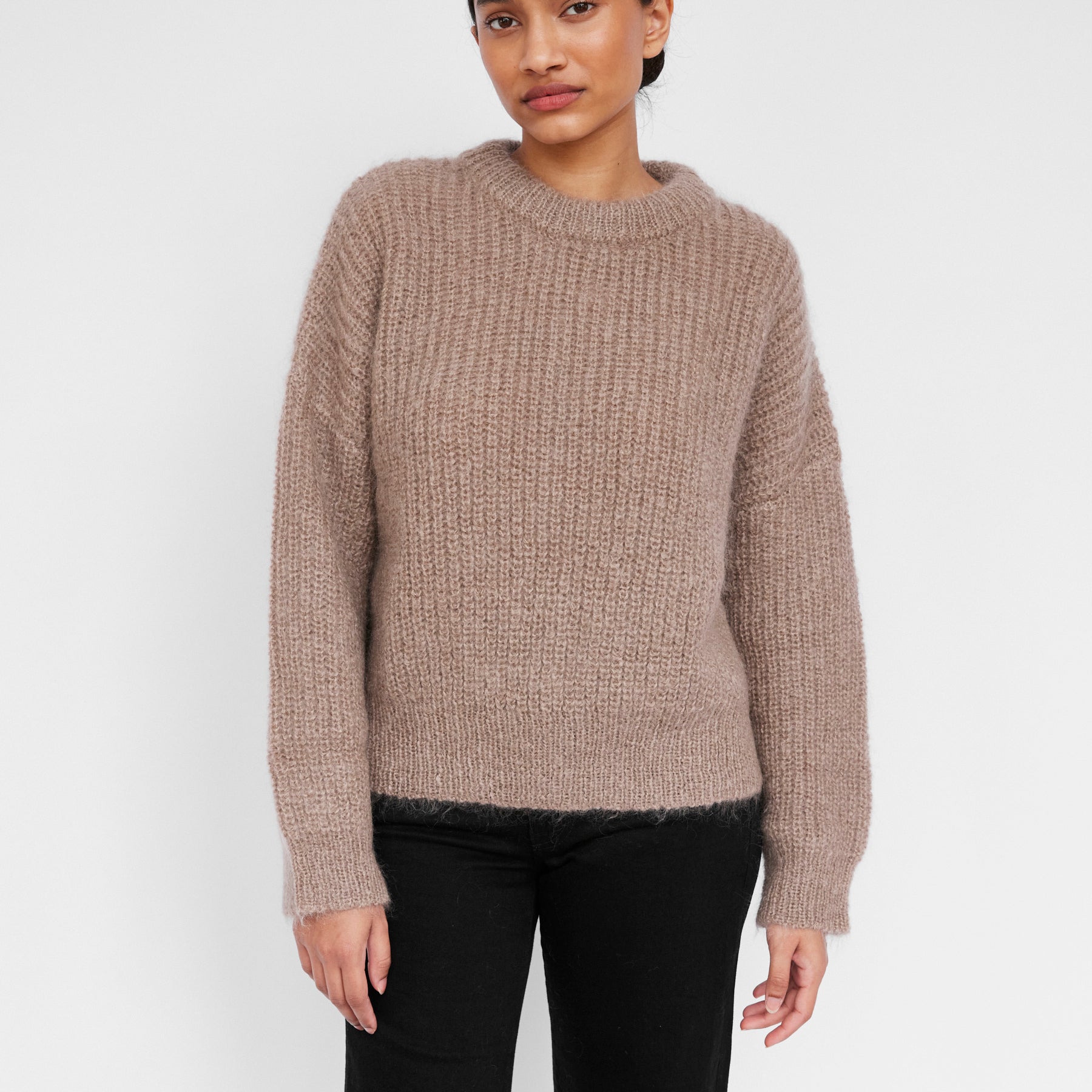 Marle | Bonnie Jumper in Brown Porcini | The UNDONE