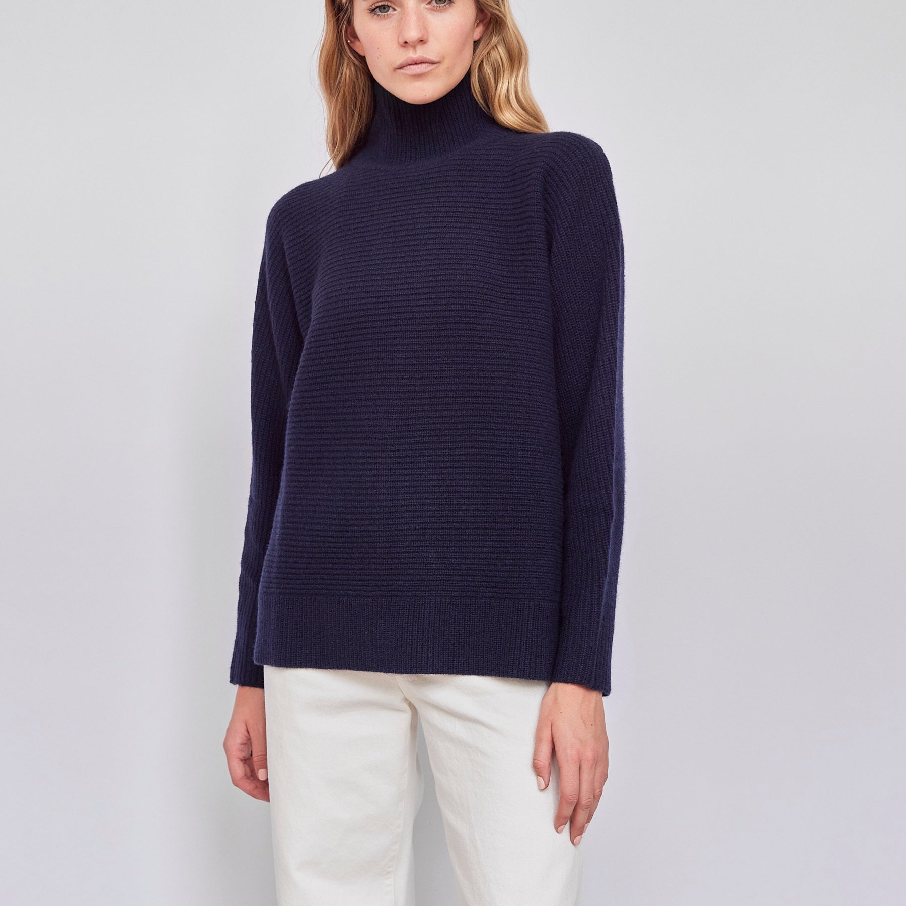 Marle | Dali Jumper in Navy Blueberry | The UNDONE