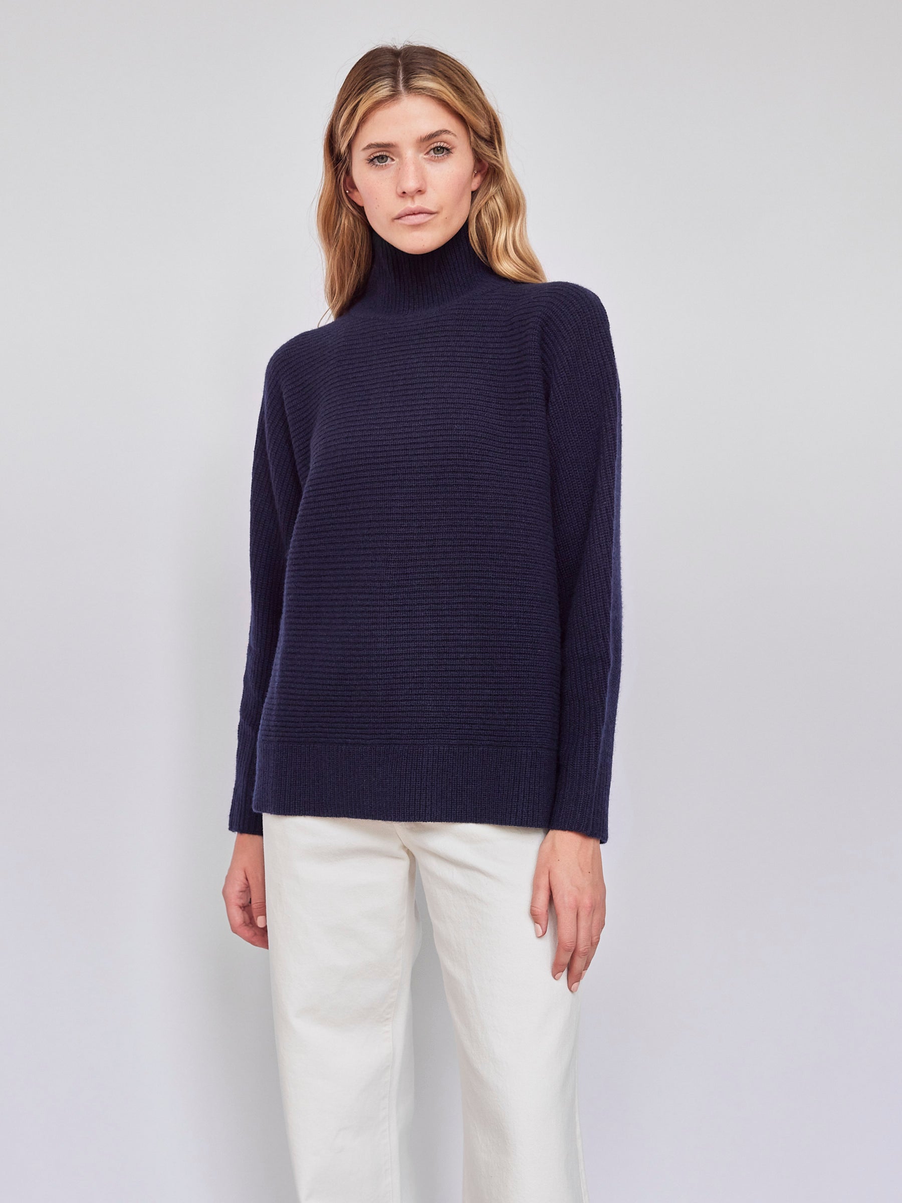 Marle | Dali Jumper in Navy Blueberry | The UNDONE
