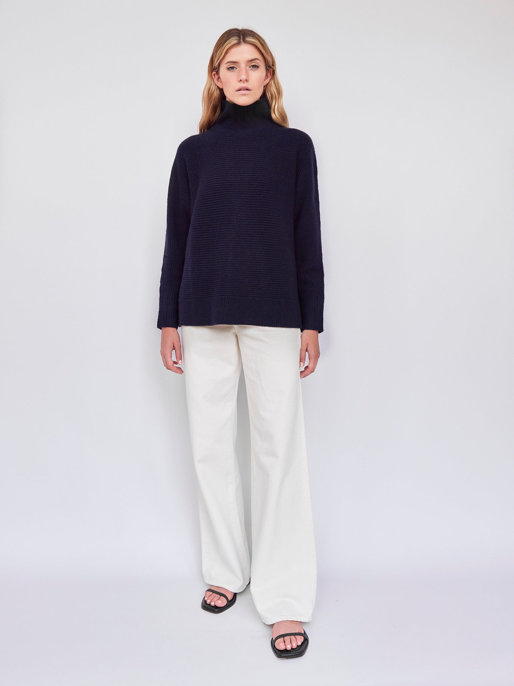 Marle | Dali Jumper in Navy Blueberry | The UNDONE
