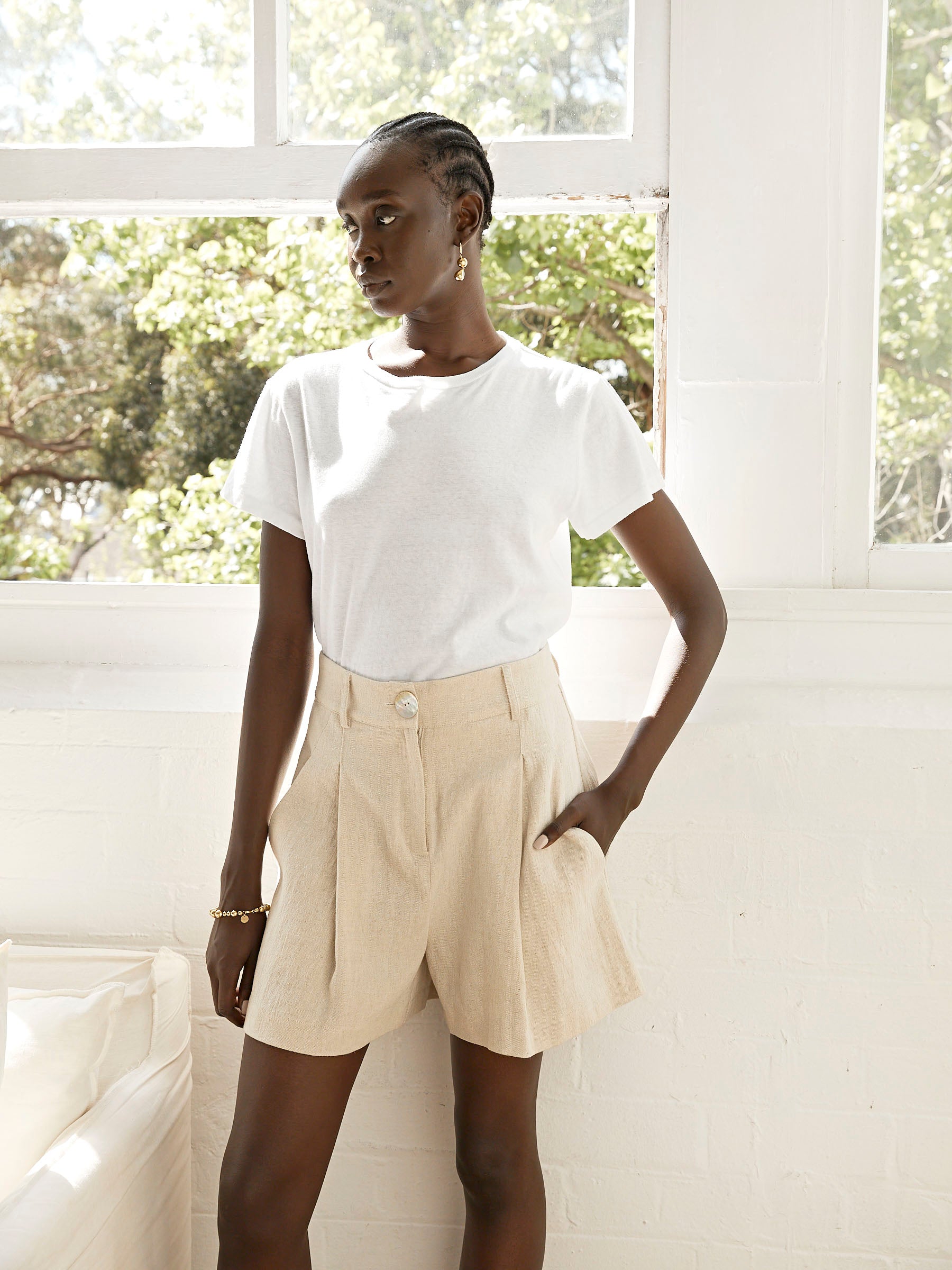 Marle | Marion Short in Birch | The UNDONE