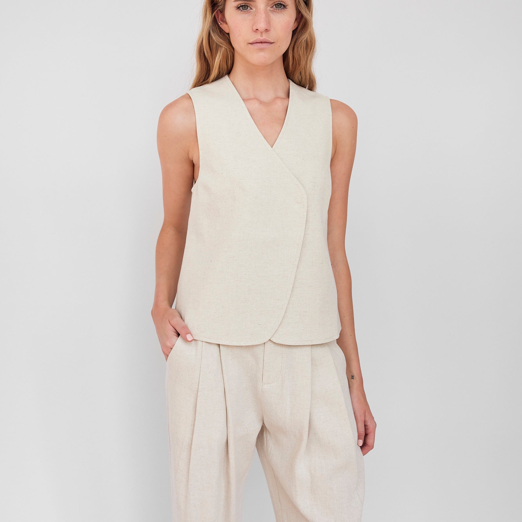 Marle | Percy Waistcoat in Birch | The UNDONE