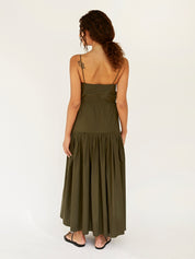 Matteau | Drop Waist Sundress in Cyprus | The UNDONE