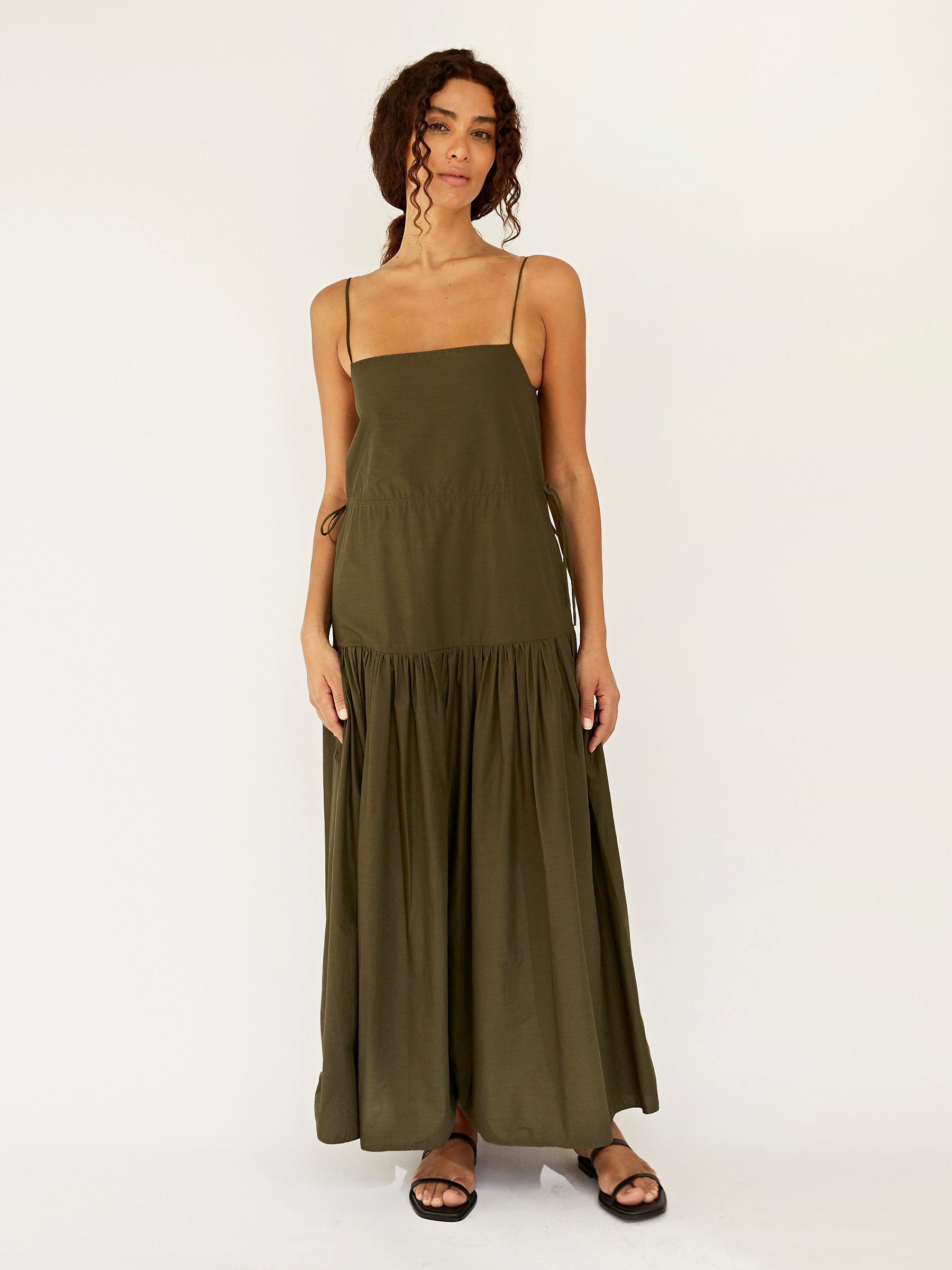 Matteau | Drop Waist Sundress in Cyprus | The UNDONE