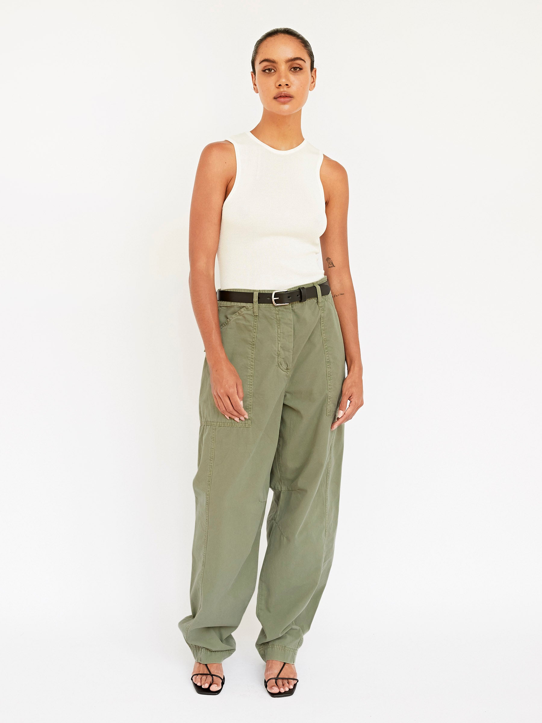 Matteau | Relaxed Cargo Pant in Oregano | The UNDONE