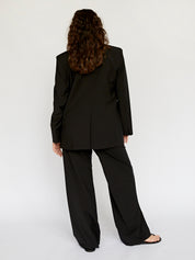 Matteau | Relaxed Tailored Blazer in Black | The UNDONE