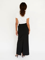 Matteau | Relaxed Tailored Skirt in Black | The UNDONE