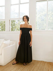 Matteau | Shirred Off The Shoulder Dress | The UNDONE