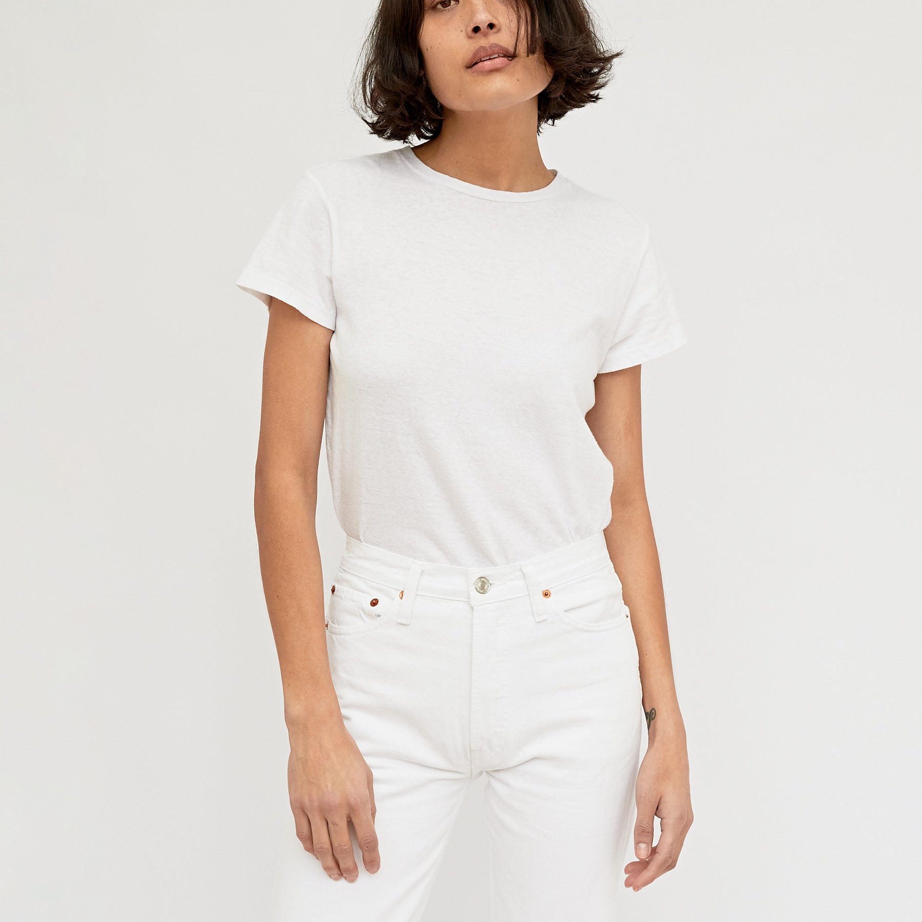 DONE | Classic Tee in Optic White | The UNDONE
