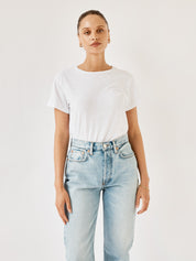 RE/DONE | Classic Tee in Optic White | The UNDONE