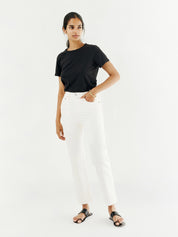 RE/DONE | Classic Tee in Washed Black | The UNDONE