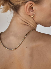 Rylan | Smooth Organic Huggies in Gold | The UNDONE