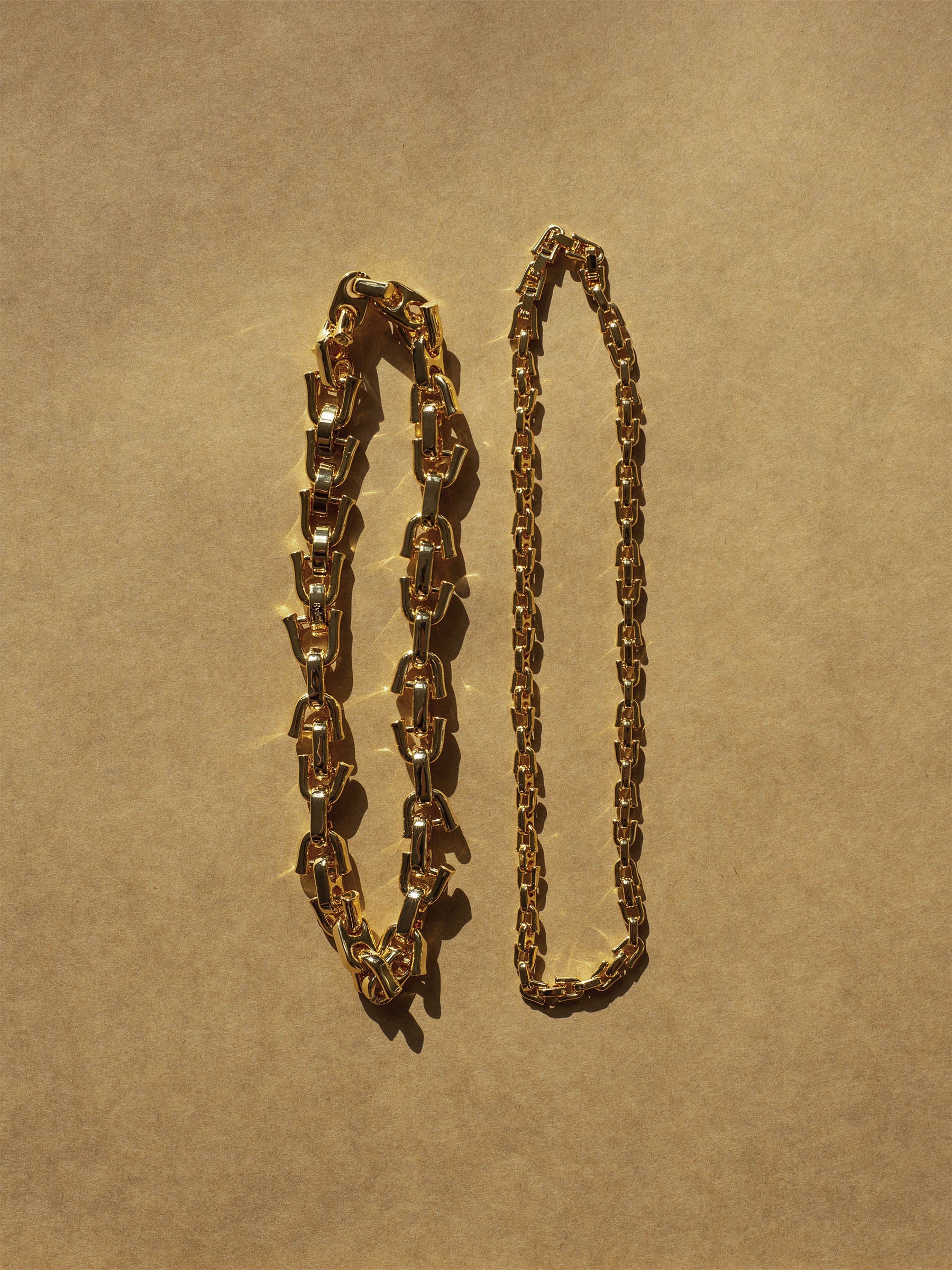 RYLAN | Thin Link Necklace in Gold | THE UNDONE