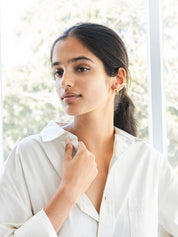 Rylan | Link Stud Earrings in Gold | The UNDONE