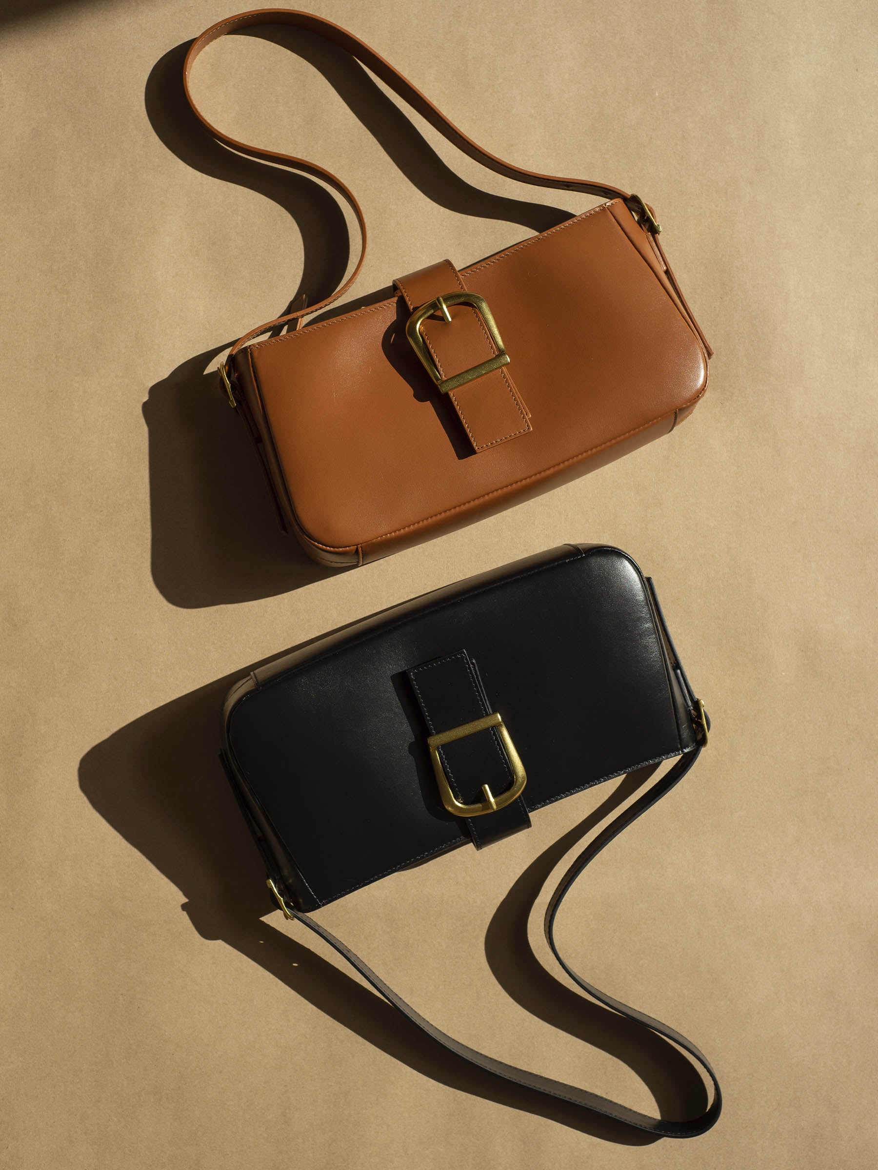 Rylan | Cognac Soft Baguette | The UNDONE