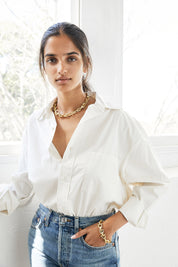 Rylan | Link Statement Necklace in Gold | The UNDONE