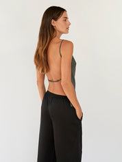 St. Agni | Square Neck Top in Thyme | The UNDONE