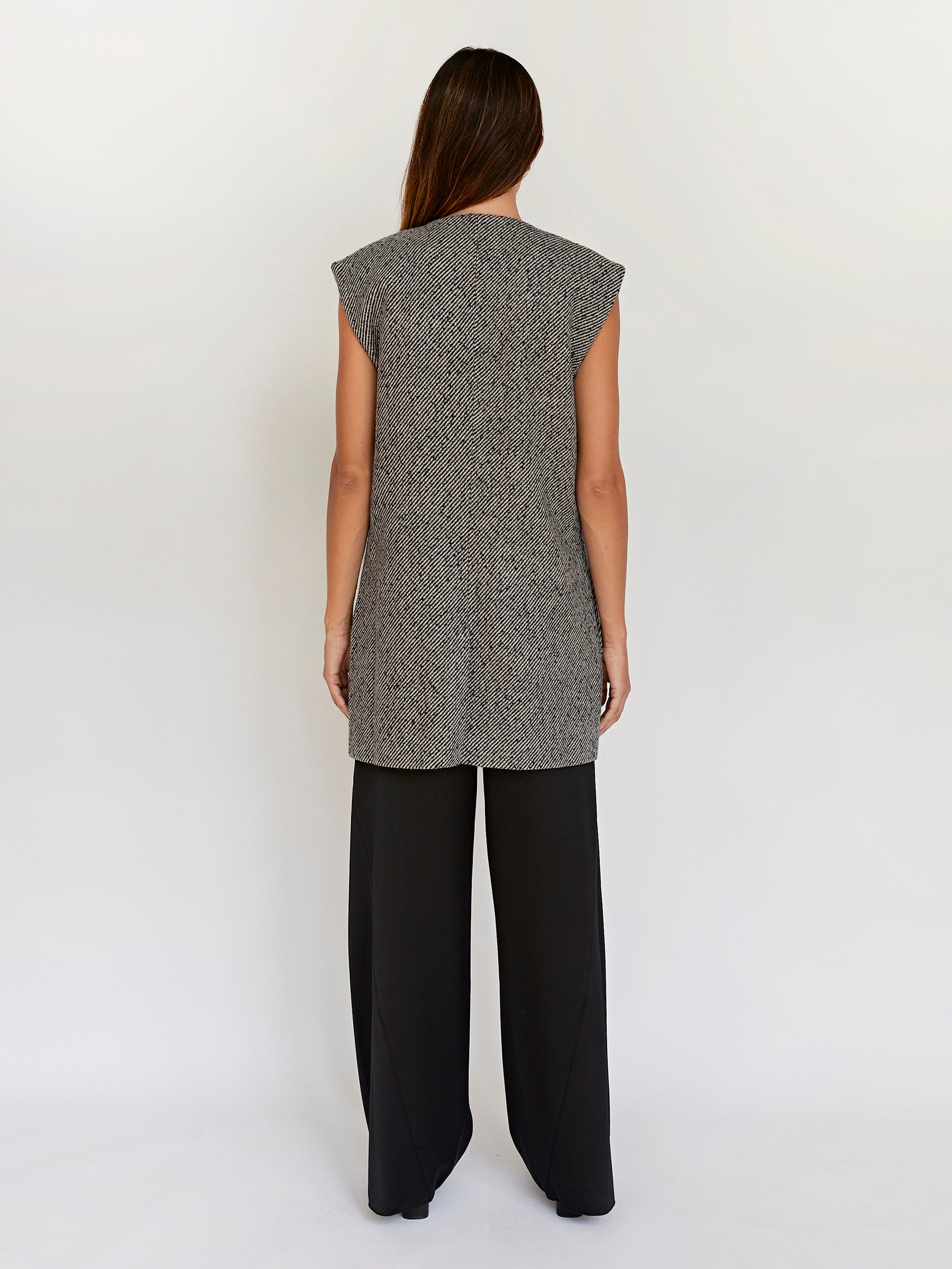 St. Agni | Twill Vest in Ink Twirl | The UNDONE