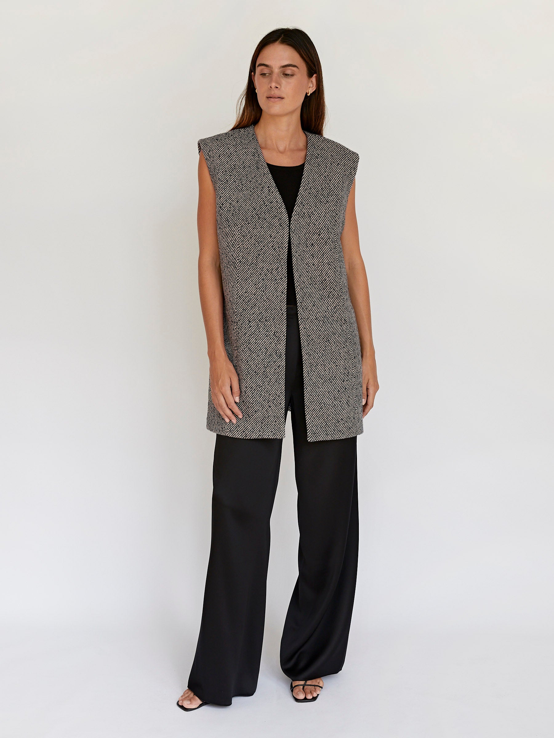 St. Agni | Twill Vest in Ink Twirl | The UNDONE