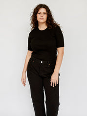 St. Agni | 70s Tee in Black | The UNDONE