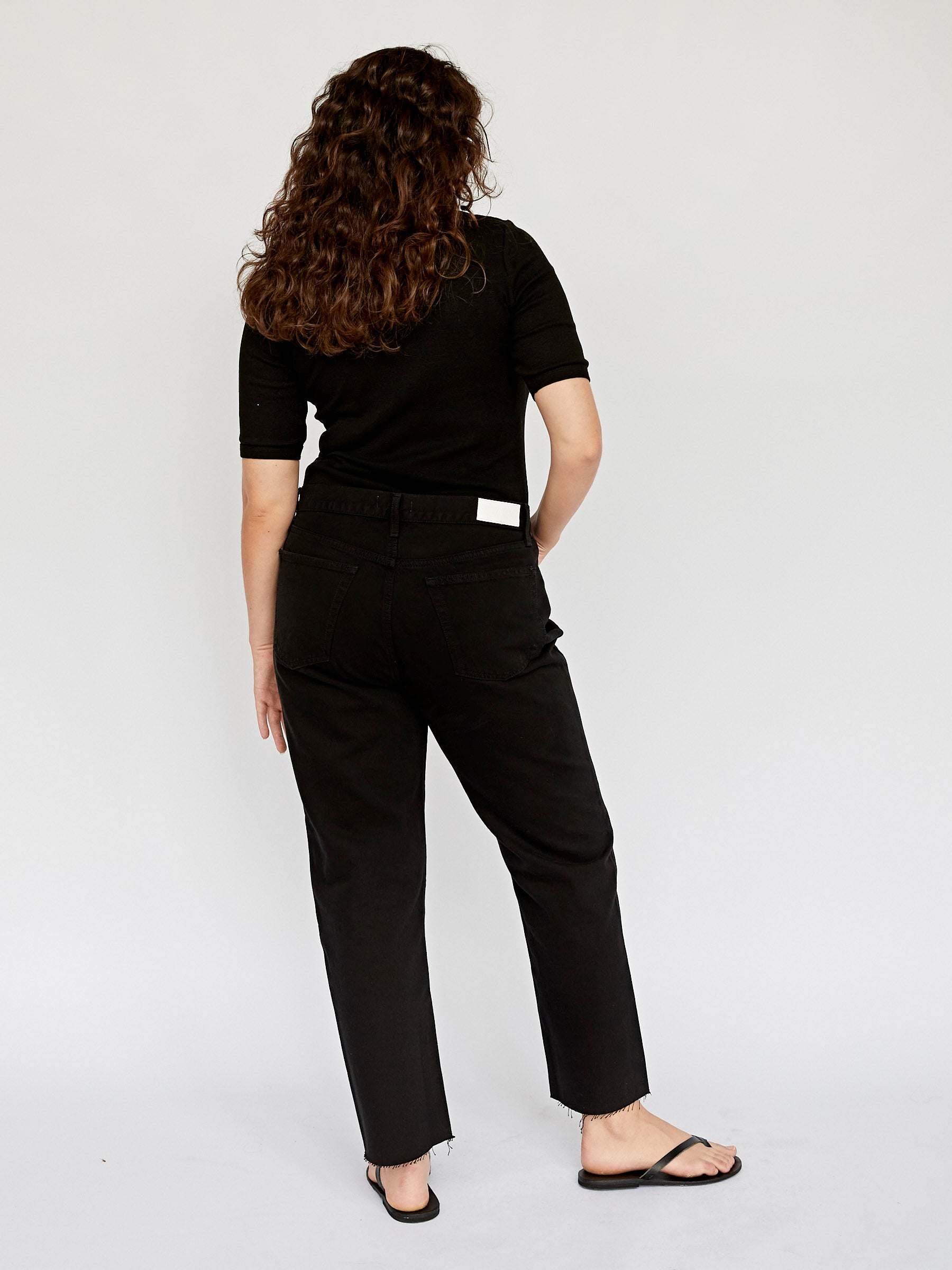 St. Agni | 70s Tee in Black | The UNDONE