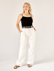 St. Agni | 90s Knit Slip Cami in Black | The UNDONE