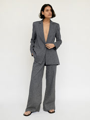 St. Agni | Navy Marle Anna Oversized Blazer | The UNDONE