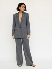 St. Agni | Navy Marle Anna Oversized Blazer | The UNDONE