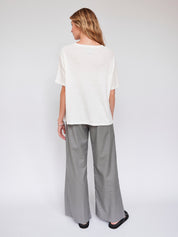 St. Agni | Basic Jersey Masaki Tee in White | The UNDONE