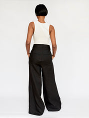 St. Agni | Crew Neck Knit Tank in White | The UNDONE