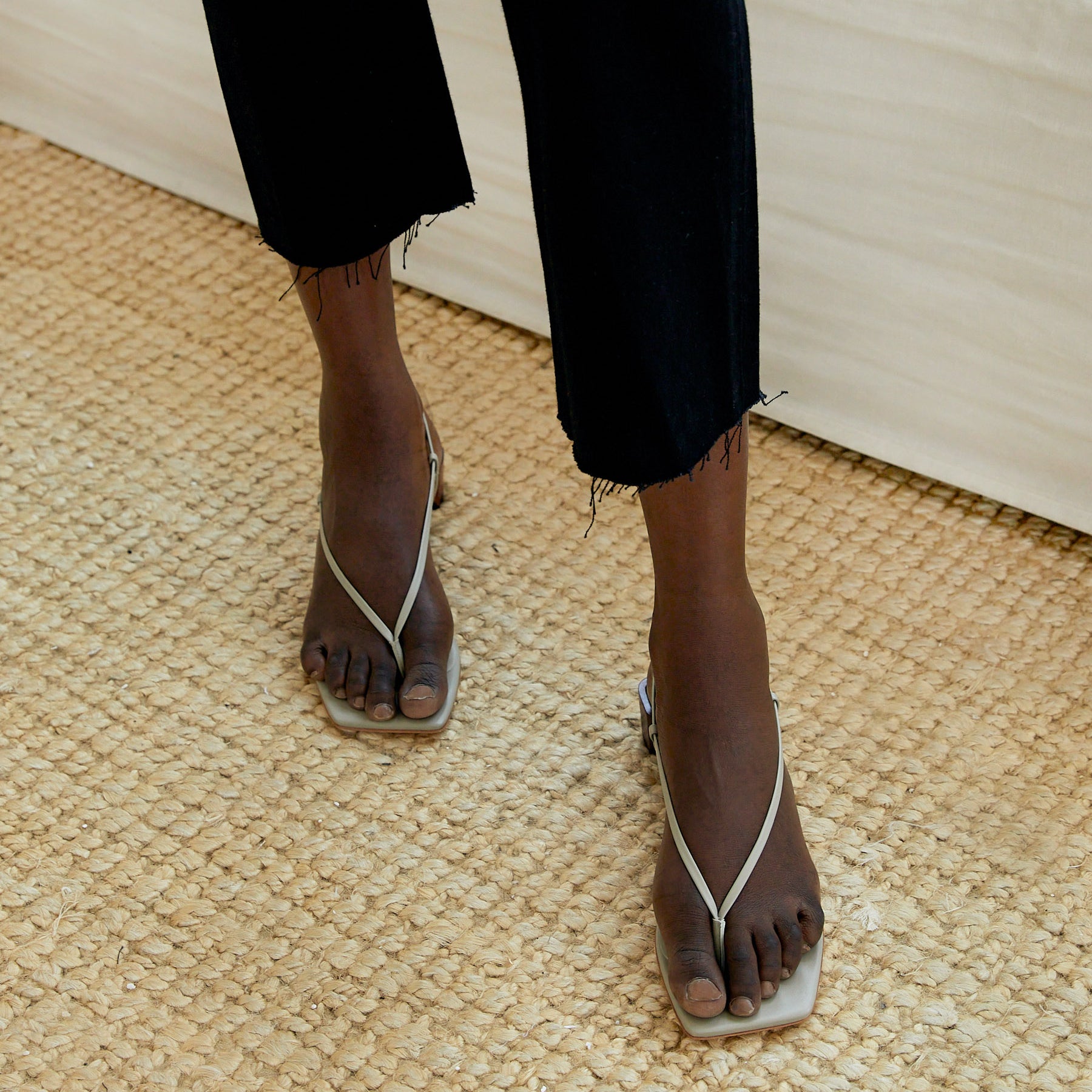 St. Agni | Kyu Heels in Lotus Green | The UNDONE
