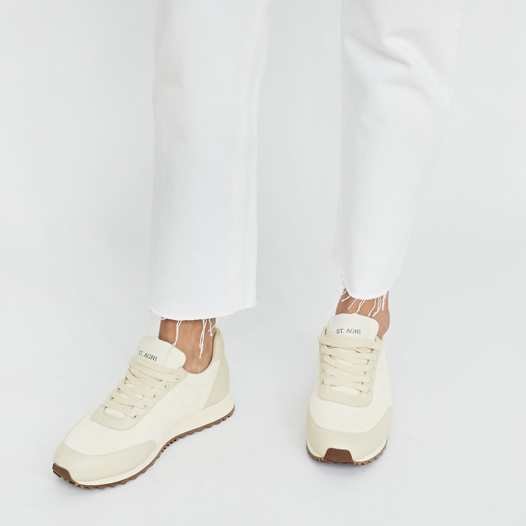 St. Agni | Fog Suede Sneaker | The UNDONE