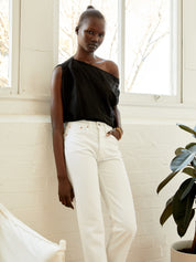 St. Agni | Yeva Top in Black | The UNDONE