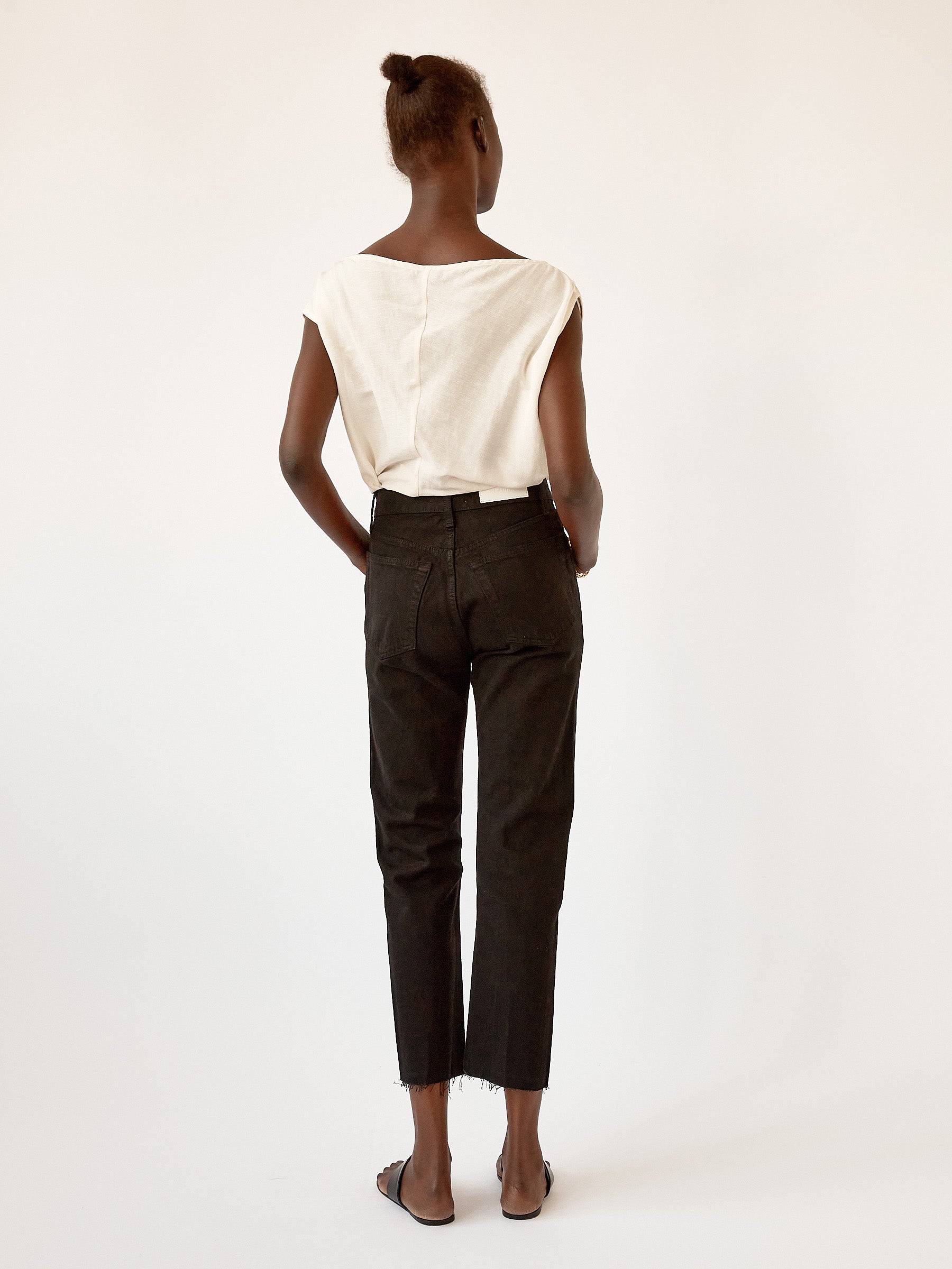 St. Agni | Yeva Top in Ivory | The UNDONE