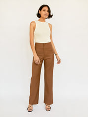 Wynn Hamlyn | Cigar Ally High Waisted Trouser | The UNDONE